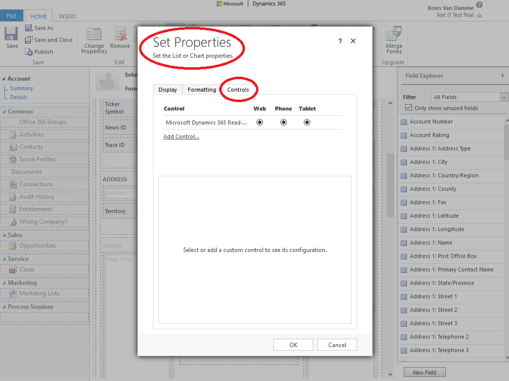 Microsoft Dynamics 365: Editable Grid inschakelen voor een subweergave - stap 5