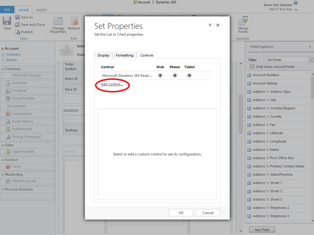 Microsoft Dynamics 365: Editable Grid inschakelen voor een subweergave - stap 6