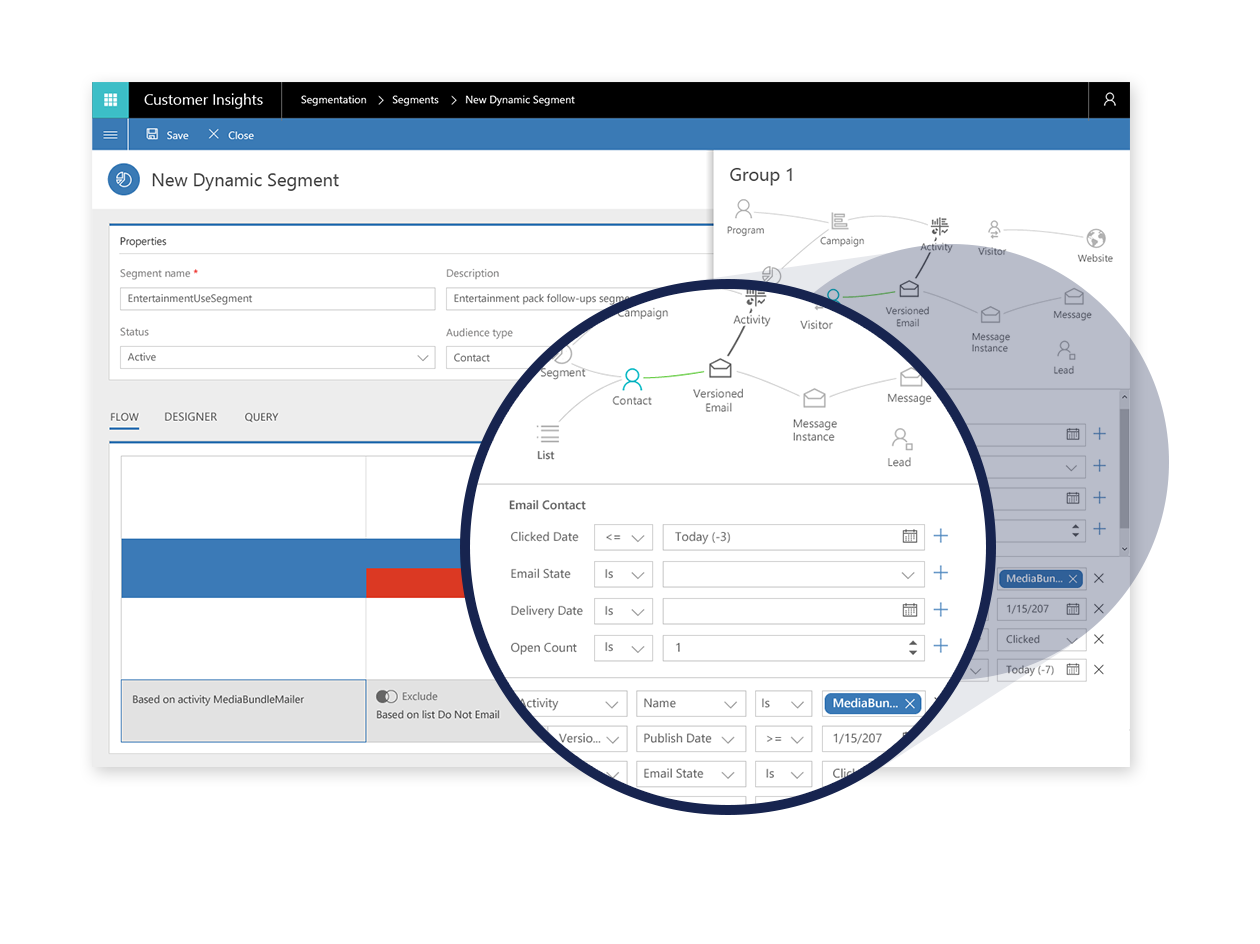 Net IT CRM blog: screenshot Customer Insights segmentatie