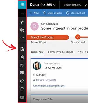 Net IT CRM Blog: Unified Interface Microsoft Dynamics 365 navigatiebalk - small screenshot