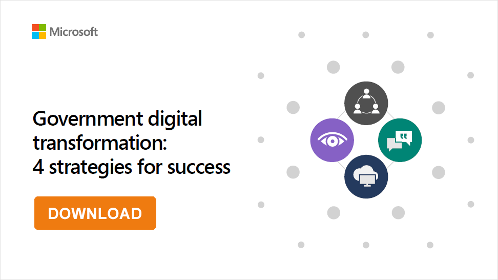 Image Download E-Book Government digital transformation 4 strategies for success